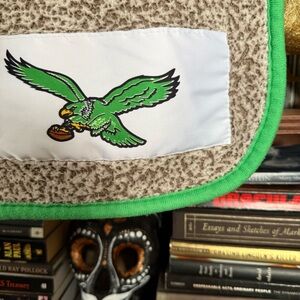 Logo Brands - Philadelphia Eagles - Throw Blanket - Green and White